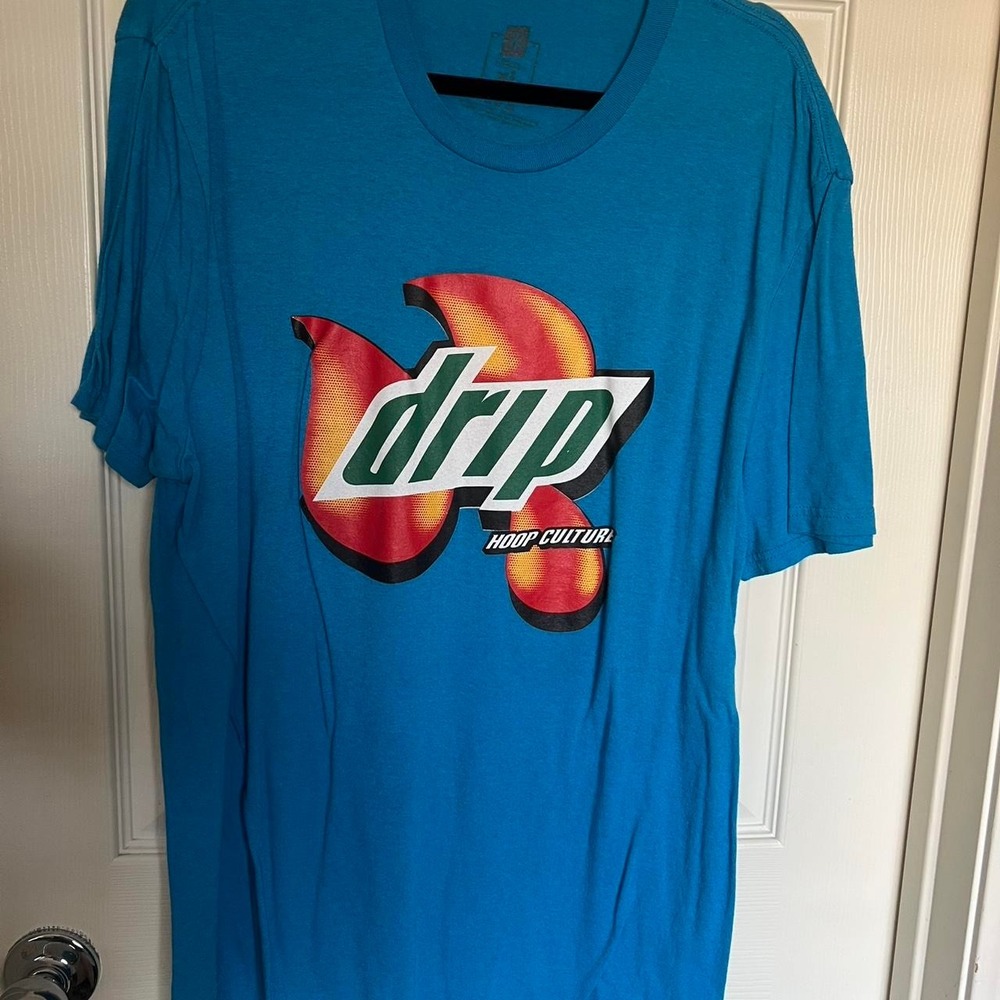 Blue Drip Hoop Culture tee